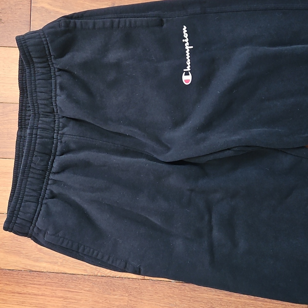 Champion Black Joggers Size Small - Picture 2 of 5